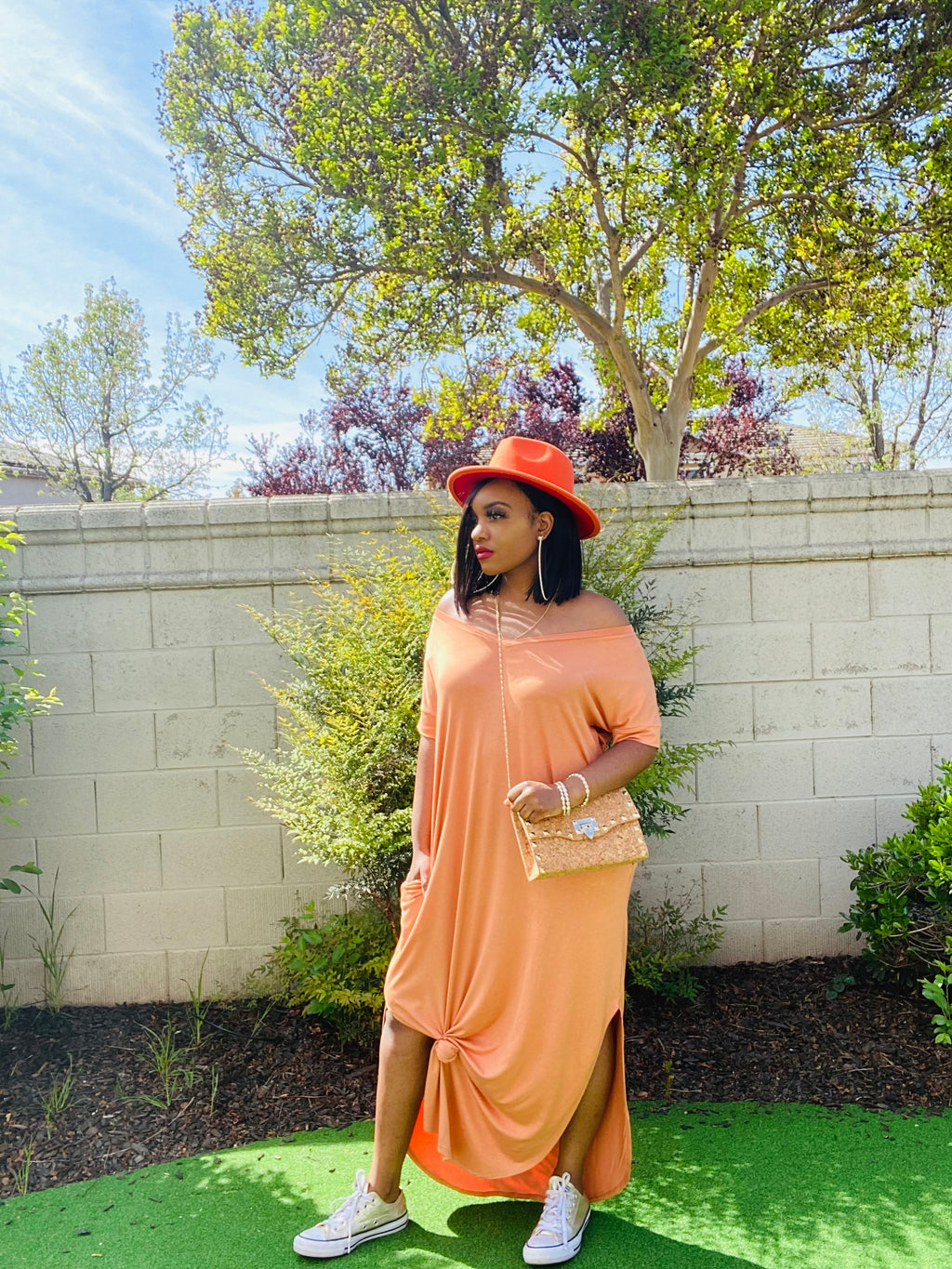 Peach Cool Breeze Maxi