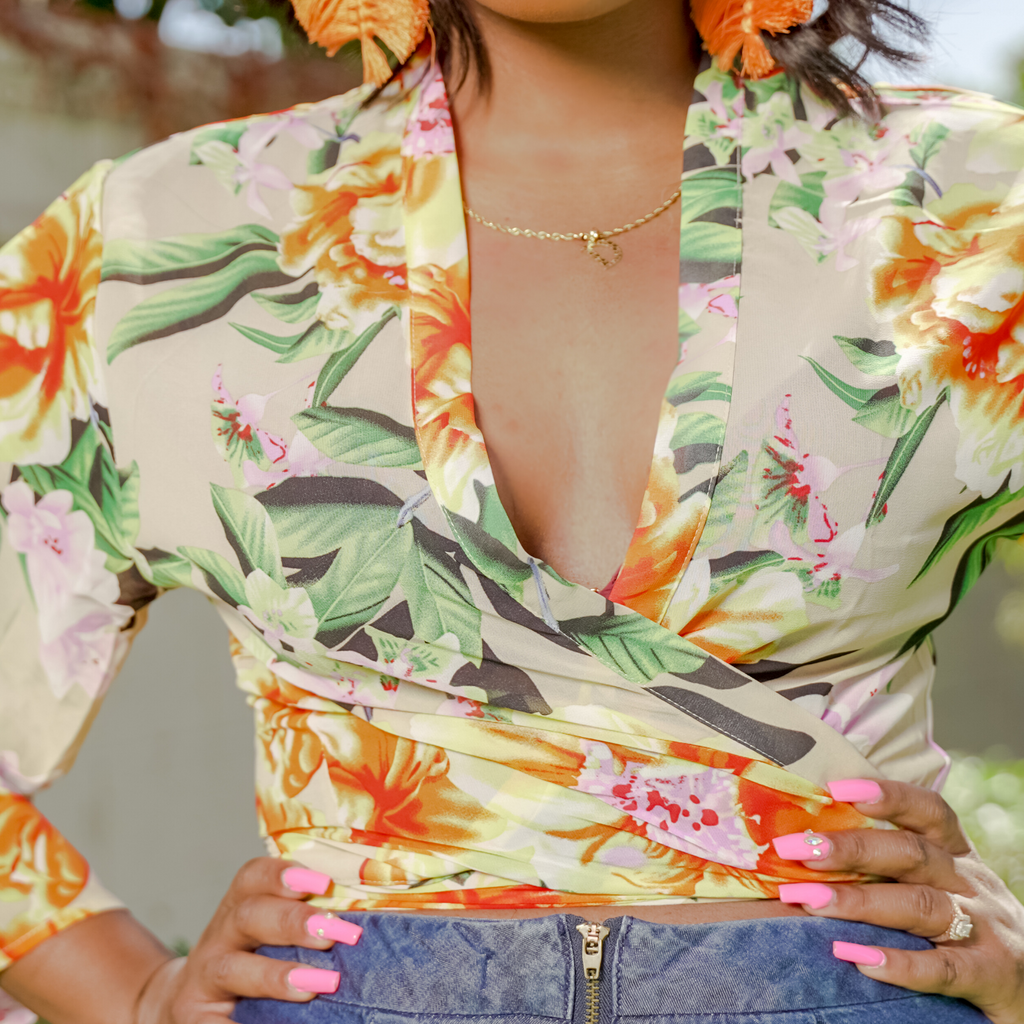 Floral Fantasy Top